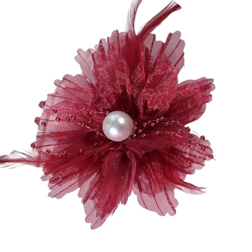 FIRSTXIU Handgefertigte Projektblume Applikationen Bastelkostüm Stirnband Corsage Dekors Große Blumenflecken Kleidung Kleidung Ornament Kleidungsdekoration von FIRSTXIU