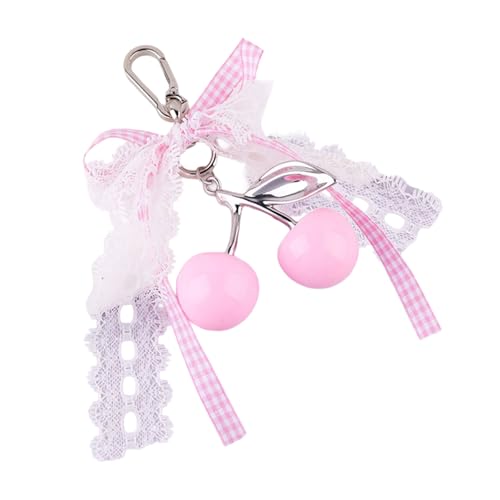 FIRSTXIU Kreative Spitzenbögen Schlüsselböde Schöner Fruchtschlüsselring Modischer Schlüsselzubehör Tasche Anhänger Für Frauenautoschlüsselhalter Frauen Autoschlüsselhalter von FIRSTXIU