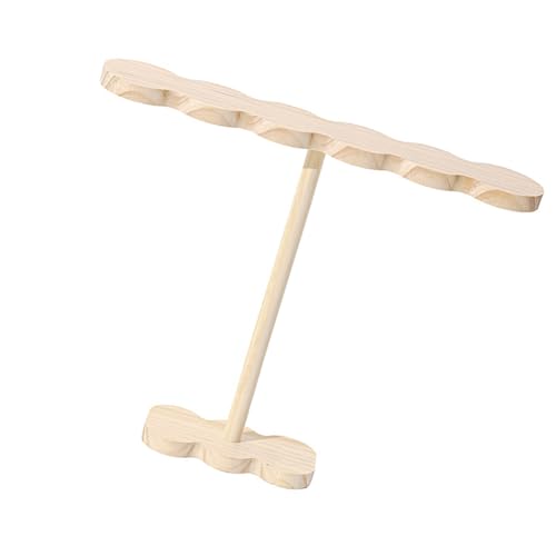 FIRSTXIU Künstlerisches Schmuckregal Mit Holzbasis Hält Halsketten Armbänder Ringe Elegante Schlafzimmer Eitelkeit Dekore Für Mädchen Schmuck Organisatoren Stehen Mit Holzbasis von FIRSTXIU