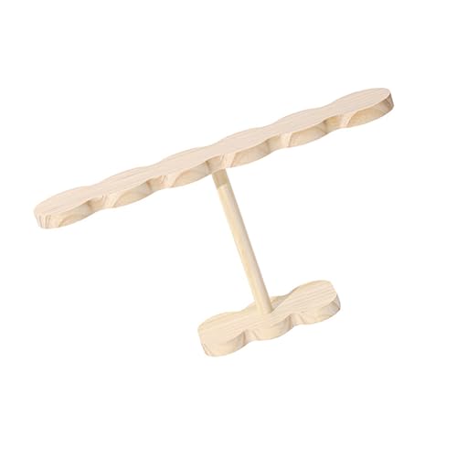 FIRSTXIU Künstlerisches Schmuckregal Mit Holzbasis Hält Halsketten Armbänder Ringe Elegante Schlafzimmer Eitelkeit Dekore Für Mädchen Schmuck Organisatoren Stehen Mit Holzbasis von FIRSTXIU