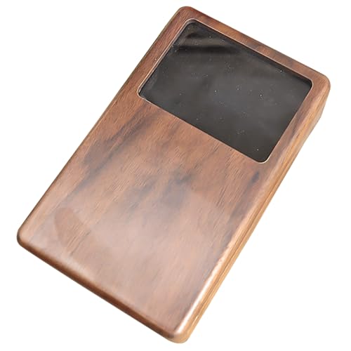 FIRSTXIU Luxuriöser Walnussholz Holzschmuck Keeper Elegant Walnussholzschmuck Koffer Mit Gläser Stilvoller Speicher Organisatoren Moderne Home Decors Ergänzung von FIRSTXIU