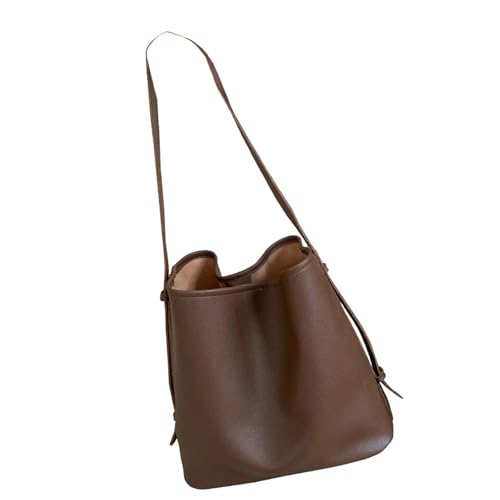 FIRSTXIU Mehrzweck Frauen Mit Großer Kapazitätsumbeutel Modische Feste Farbe PU Leder Crossbody Tasche Mit Verstellbarem Riemen PU Leder Crossbody von FIRSTXIU