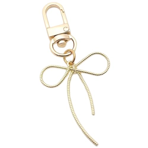 FIRSTXIU Mode Alloy Keychain Gurt Handgefertigtes Schmetterling Knotenschlüsselring Bowknot Keyring Anhänger Versatile Telefonzubehör von FIRSTXIU