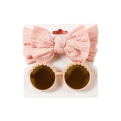 FIRSTXIU Mode Bowknot Haarband Sonnenbrille von FIRSTXIU
