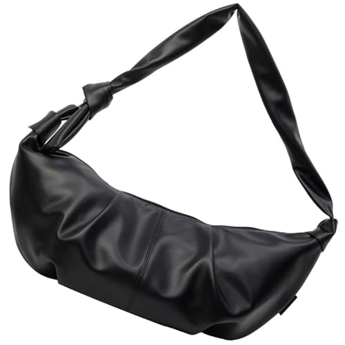 FIRSTXIU Mode Halbmondform PU Leder Crossbody Tasche Große Kapazität Unisex Umhängetaschen Knödel Geldbeutel Für Den Täglichen Gebrauch Crossbody Geldbörse von FIRSTXIU