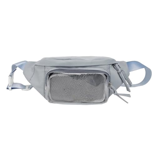 FIRSTXIU Modische Klare PVC Itabag Mit Abzeichen Display Crossbody Taschen Elegante Frauen Tailentasche Und Schulterbeutel Mädchen Brusttasche von FIRSTXIU