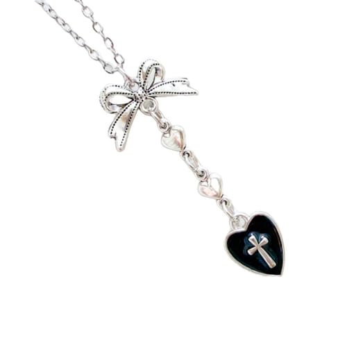 FIRSTXIU Mysterious Gothic Styles Herzkette Halskette Robust FIRSTXIU Mysterious Gothic Styles Herzkette Halskette Robust von FIRSTXIU