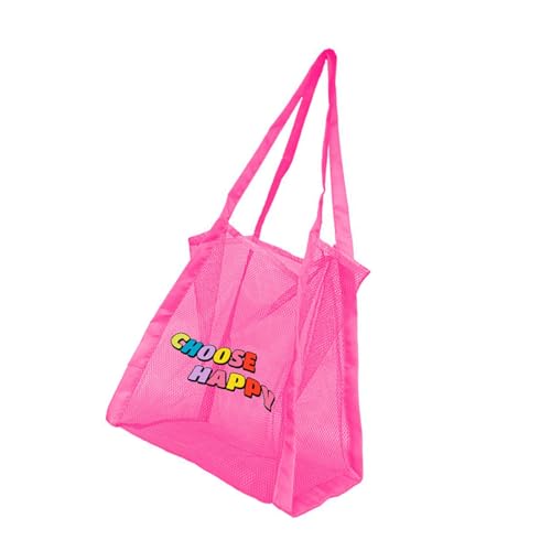 FIRSTXIU Nylon Meshes Beach Bag Übergroße Organisatoren Für Shellsammeln Und Familienausflüge Große Kapazität wasserdichte Organisatoren Lüftelte Mesh Beach Organizer von FIRSTXIU