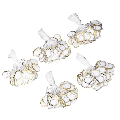 FIRSTXIU Premium Gold/Silberfolie Stars Preise Tickets Vor Gebohrten Hanglöchern Robuste Recycelte Papiergeschäfte Waren Kennzeichnungsbedarf Dekorative Stars Preis Tickets Papier von FIRSTXIU