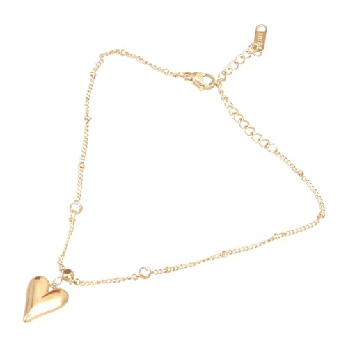 FIRSTXIU Premium Gold Platted Knöchelarmband Einzigartige Gold Knöchelkette Mit Herzkristall Perfekt Für Romantikdaten Und Ereignisallergie Widerstandskristall Fußkettchen FIRSTXIU Premium Gold Platted Knöchelarmband Einzigartige Gold Knöchelkette Mit Herzkristall Perfekt Für Romantikdaten Und Ereignisallergie Widerstandskristall Fußkettchen von FIRSTXIU