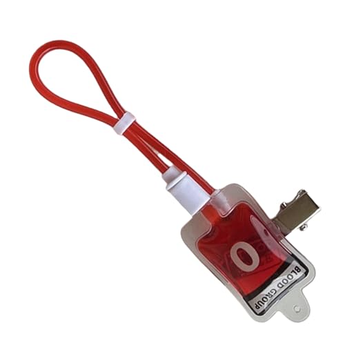 FIRSTXIU Realistisches Blutmuster Haarschleiftäule Adtevak Haarclip Durabilität Blutbeutel Haarnadel Für Themenpartys Und Rollenspiele Film Requisiten Bag FIRSTXIU Realistisches Blutmuster Haarschleiftäule Adtevak Haarclip Durabilität Blutbeutel Haarnadel Für Themenpartys Und Rollenspiele Film Requisiten Bag von FIRSTXIU