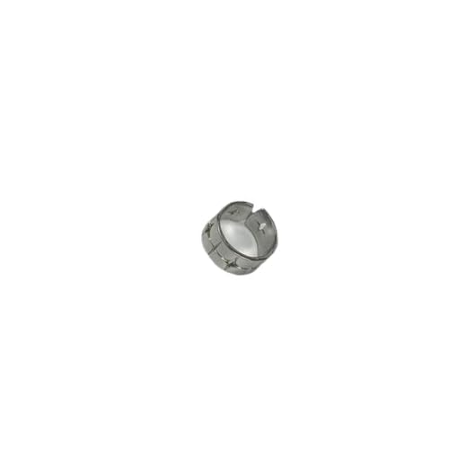 FIRSTXIU Schimmernde Star Designs Verstellbare Offene Ringe Robuster Metalllegierung Konstruktion 2 Cm Durchmesser Komfort Fit 2 Moderne Styles Mode Schmuck Geschenk Open Star von FIRSTXIU