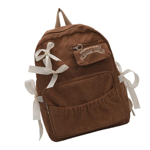 FIRSTXIU Schöne Bögen Rucksack Schule Rucksack Teenager Japanische Stile Großkapazität Mädchen Reisen Schöne Bögen Schülerschule Mädchen Teenager Große Kapazität von FIRSTXIU