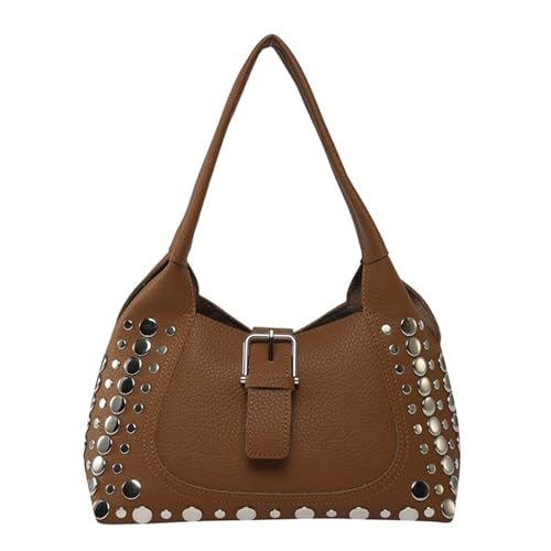 FIRSTXIU Stilvolle Achselbeutel In Praktischen PU Umhängetaschen Eimerhandtasche Mit Geräumigem Innenraum Für Den Täglichen Gebrauch Und Event Retro Averarm Tasche FIRSTXIU Stilvolle Achselbeutel In Praktischen PU Umhängetaschen Eimerhandtasche Mit Geräumigem Innenraum Für Den Täglichen Gebrauch Und Event Retro Averarm Tasche von FIRSTXIU