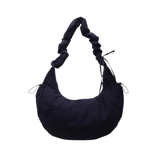 FIRSTXIU Stilvolle Geraumte Umhängetasche Frauen Geräumiger Nylon Handtasche Praktische Crossbody Geldbörse Satchel Für Den Täglichen Gebrauch Alltäglicher Umhängetasche von FIRSTXIU