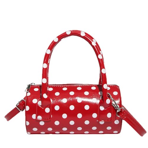 FIRSTXIU Stilvolle Runde Form Umhängetasche Mehrzweck PU Crossbody Taschen Mehrzweckkompartimente Mode Accessoire Mode Punkt Geldbörse FIRSTXIU Stilvolle Runde Form Umhängetasche Mehrzweck PU Crossbody Taschen Mehrzweckkompartimente Mode Accessoire Mode Punkt Geldbörse von FIRSTXIU