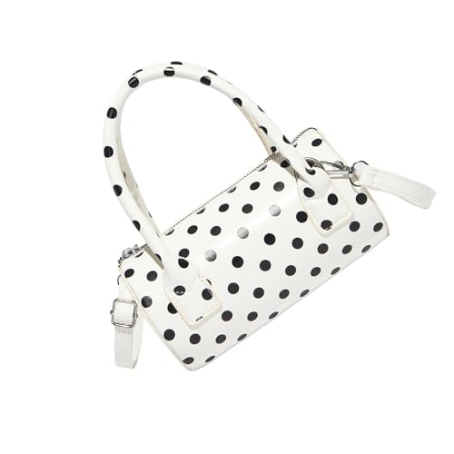 FIRSTXIU Stilvolle Runde Form Umhängetasche Mehrzweck PU Crossbody Taschen Mehrzweckkompartimente Mode Accessoire Mode Punkt Geldbörse FIRSTXIU Stilvolle Runde Form Umhängetasche Mehrzweck PU Crossbody Taschen Mehrzweckkompartimente Mode Accessoire Mode Punkt Geldbörse von FIRSTXIU