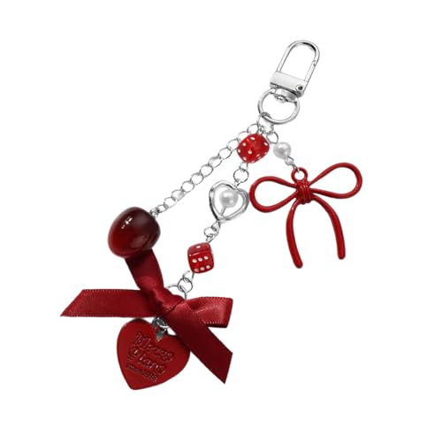 FIRSTXIU Stilvolle Schädelbögen Schlüsselbeutel Charme Süßes Kantiges Design Metall Accessoire Für Rucksack Geldbeutel Geburtstag Geschenkschädel Schädel Bögen Anhänger Anhänger von FIRSTXIU