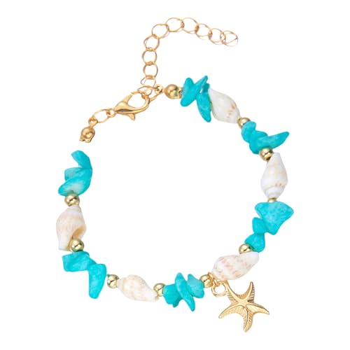 FIRSTXIU Trendiges Meeresarmband Charme Armband Stylische Armbandlegierung Textur Geeignet Für Modeliebhaber Verschiedene Anlässe Charme Strand FIRSTXIU Trendiges Meeresarmband Charme Armband Stylische Armbandlegierung Textur Geeignet Für Modeliebhaber Verschiedene Anlässe Charme Strand von FIRSTXIU