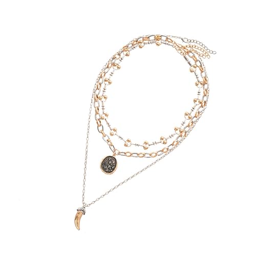 FIRSTXIU Übertriebene Chili Pfefferform Legierung Halskette Kristalle Ressensteine Geometrische Kette Vintage Inspiriert Modern von FIRSTXIU