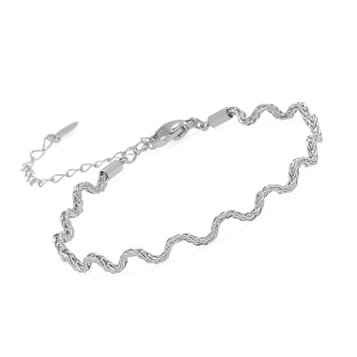 FIRSTXIU Unisex Modernes Kettenglied Armband Sturdes Titaniumstahl Konstruktion Einstellbare Länge Wasserfeste Konstruktionen Titanien Stahlschmuck FIRSTXIU Unisex Modernes Kettenglied Armband Sturdes Titaniumstahl Konstruktion Einstellbare Länge Wasserfeste Konstruktionen Titanien Stahlschmuck von FIRSTXIU