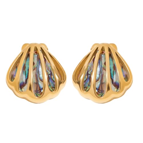 FIRSTXIU Verstellbare Halskette Edelstahlschmuck Mit Muschel Anhänger Strand Urlaub Accessoire Freizeitkleidung Seesternschale Schicht Halskette FIRSTXIU Verstellbare Halskette Edelstahlschmuck Mit Muschel Anhänger Strand Urlaub Accessoire Freizeitkleidung Seesternschale Schicht Halskette von FIRSTXIU