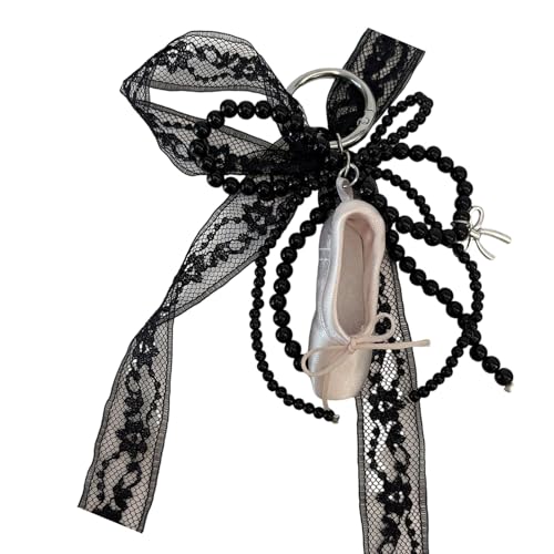 FIRSTXIU Vintage Inspirierte Tanzschuh Anhänger Telefonkette Mit Verzierter Spitze Und Schimmernde Perlenverzierung Tragbarer Ballettschuhbag Accessoire FIRSTXIU Vintage Inspirierte Tanzschuh Anhänger Telefonkette Mit Verzierter Spitze Und Schimmernde Perlenverzierung Tragbarer Ballettschuhbag Accessoire von FIRSTXIU