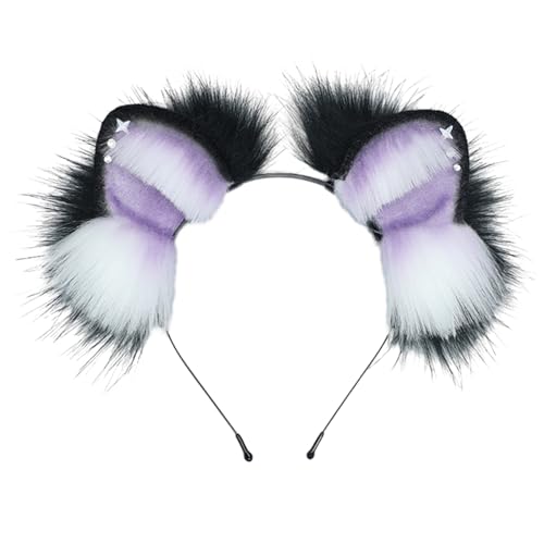 FIRSTXIU Weiche Und Komfortable Tierische Ohren Stirnbänder Haare Hoop Halloween Cosplay Kostüm Party Kopfbänder Kopfbedeckung Cosplay Stirnbänder von FIRSTXIU
