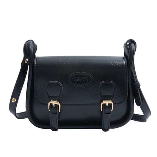 FIRSTXIU Winter Umhängetasche Retro Crossbody Bag PU Leder Messenger Einkaufstile Handtasche Kleine Quadratische Frauen Modes Messenger PU Leder Crossbody Winter Schulter von FIRSTXIU