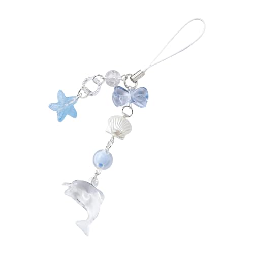 FIRSTXIU Zeitgenössischer Dolphinschlüsselketten Metall Beutel Charme Retro Design Keyring Compact Travel Accessoire Pendat Bag Anhänger Vintage Metall Keychain Charme von FIRSTXIU