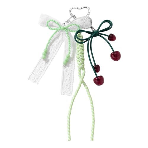 FIRSTXIU Zeitgenössischer Obst Bowknot Keyring Beutel Anhänger Dekorativ Charme Für Geldbeutel Rucksack Reißverschluss Kreatives Geschenk Multifunktionales Beutel Charme von FIRSTXIU