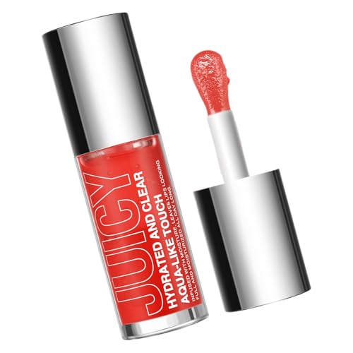 Feuchtes Lippenöl Für Trockene Lippen Feuchtigkeitsspendend Und Nahrhaft Mit Obstgeschmack Modisches Glänzendes Finish Für Frauen Mädchen Tief Feuchtigkeitsspendendes Lippenöl von FIRSTXIU