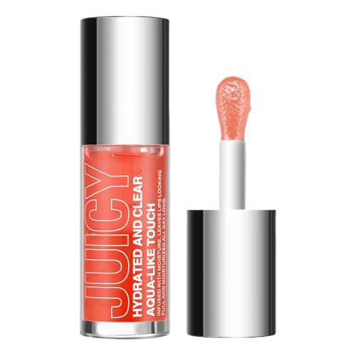 Feuchtes Lippenöl Für Trockene Lippen Feuchtigkeitsspendend Und Nahrhaft Mit Obstgeschmack Modisches Glänzendes Finish Für Frauen Mädchen Tief Feuchtigkeitsspendendes Lippenöl von FIRSTXIU