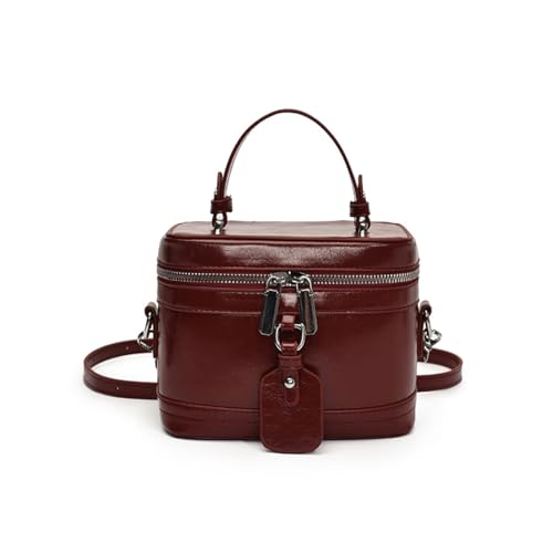 Frauen Bag Trendy Umhängetasche Korean Styles Handtasche Geldbörse PU Leder Crossbody Top Frauen Crossbody PU Leder Schulter Handtasche Modebox von FIRSTXIU