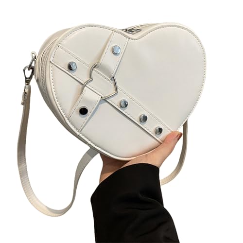 Frauen Herzgeformte Crossbody Taschen Umhängetaschen Telefon Einfache Messengery Mode Einkaufteile Für Tägliche Frauen Herzblear Messenger Girls Schulter Geformtes Crossbody von FIRSTXIU