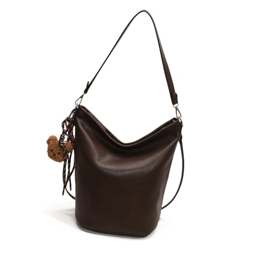 Frauen Tasche Mit Großer Kapazität Umhängetasche Retro Handtasche All Matching Eimer Trendy Shopping Dating Für Arbeiten Täglich Frauen Handtasche Große Kapazität Bucket Trendy Schulter Retro von FIRSTXIU