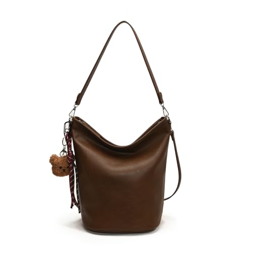 Frauen Tasche Mit Großer Kapazität Umhängetasche Retro Handtasche All Matching Eimer Trendy Shopping Dating Für Arbeiten Täglich Frauen Handtasche Große Kapazität Bucket Trendy Schulter Retro von FIRSTXIU