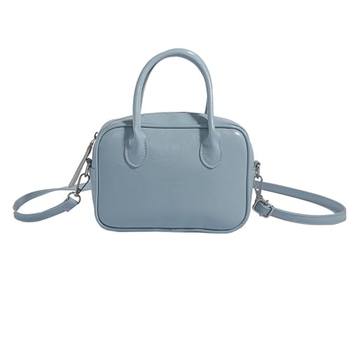 Frauen Tasche Solid Color Crossbody Einfache Schulter Ästhetische Handtasche PU Leder Boten Einkaufsdatieren PU Leder Crossbod von FIRSTXIU
