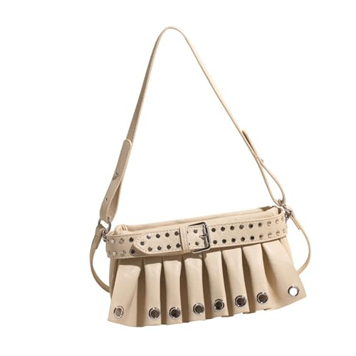 Frauen Trendy Crossbody Bag Retro Handtasche Umhängetasche PU Leder Unterarm Trendy Achsel Achsel Ästhetischer Pendeln Frauen Handtasche Schulter Retro Crossbody Stylish Für Jeden Tag von FIRSTXIU