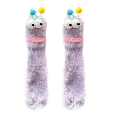 Frauen Winter Warme Gemütliche Socken Lustige Crews Socken Mittlere Röhren Cartoon Heimböden Schlafende Mädchen Flusen Wie Damen Fuzzy Gemütlich Warm Warm Weicher Slipper von FIRSTXIU