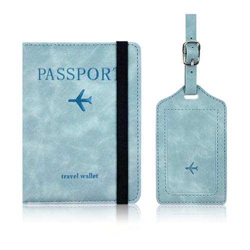 Gepäck Tag Passport Coverhalter Schutzpu Leder Koffer Reisezubehör Und Koffer Set Gepäckhalter Für Frauen Mann von FIRSTXIU