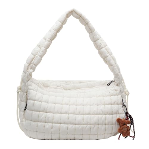 Gesteppte Crossbody Tasche Für Frauen Große Kapazität Weiche Umhängetaschen Lässige Satchel Geldbörse Für Den Täglichen Gebrauch Und Die Fahrt Mit Großer Kapazität Handtasche von FIRSTXIU