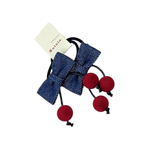 Girl Hair Bows Clip Stoffkirschen Dekoriert Süße Haarnadel Bowknot Barrette Für Frauen Täglich Music Festival Haarbögen Für Frauen von FIRSTXIU