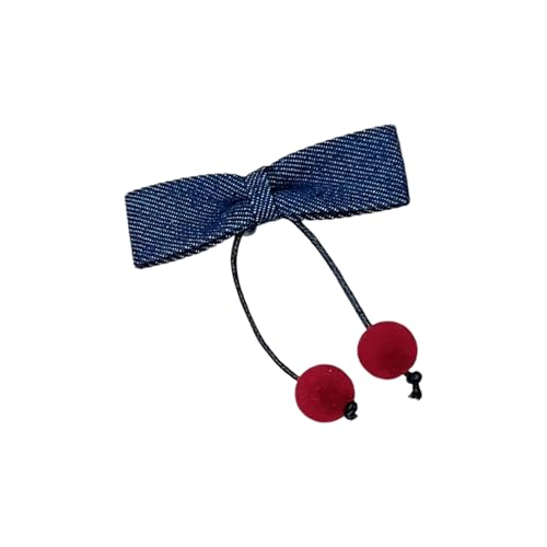 Girl Hair Bows Clip Stoffkirschen Dekoriert Süße Haarnadel Bowknot Barrette Für Frauen Täglich Music Festival Haarbögen Für Frauen von FIRSTXIU