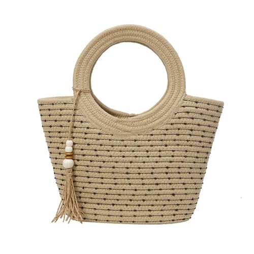 Großer Gewebter Strohstrandtasche Für Frauen Urlaub Leichte Praktische Carryall Handtasche Geldbeutel Für Urlaubsfreundliche Stroh Umhängetasche Großer Gewebter Strohstrandtasche Für Frauen Urlaub Leichte Praktische Carryall Handtasche Geldbeutel Für Urlaubsfreundliche Stroh Umhängetasche von FIRSTXIU