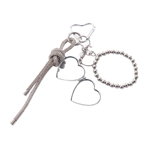 Herzschlüsselring Liebe Spiegelte Schlüsselbund Anhänger Auto Schlüsselkette Strasssteine Keyrings Hängender Ornamente Tasche Charme Für Frauen Strassstiche Schlüsselbeutel Charme Liebesspiegel von FIRSTXIU