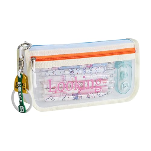 Hohe Kapazitäts Bleistiftkoffer Klarer Stiftbeutel Marker Organizer Aufbewahrungstasche Reise Make Up Tasche Für Schulbüro Reisen Mesh Bleistift Koffer Für Büro. Hohe Kapazitäts Bleistiftkoffer Klarer Stiftbeutel Marker Organizer Aufbewahrungstasche Reise Make Up Tasche Für Schulbüro Reisen Mesh Bleistift Koffer Für Büro. von FIRSTXIU