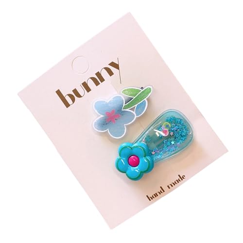 Kinder Haare Clip Glitzernde Helle Blumenform Sichere Barrettes Für Die Tägliche Styling Schule Event Tragen Sie 2pcs Kinderparty Clip Mit Glitzer von FIRSTXIU