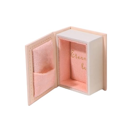 Kreatives Buch Geformte Designs Robuster Lintschmuck Aufbewahrungskoffer Tragbar Für Ringe Anhänger Und Ohrring Aufbewahrungslösung Kreativer Anhänger Container von FIRSTXIU