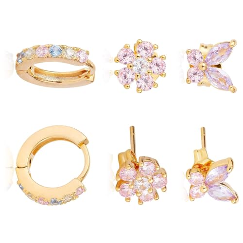 Kubikzirkonia Zirkon Und Schmetterlingsreferen Ohrringe Handgefertigte Ohrringe Accessoire Für Modische Damen Modische Frauenschmuck von FIRSTXIU